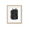 Picture of Simple Maze I _GroupedProduct_Rectangle_Portrait_Framed_Matted_