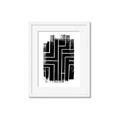 Picture of Simple Maze I _GroupedProduct_Rectangle_Portrait_Framed_Matted_