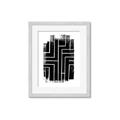 Picture of Simple Maze I _GroupedProduct_Rectangle_Portrait_Framed_Matted_