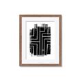 Picture of Simple Maze I _GroupedProduct_Rectangle_Portrait_Framed_Matted_