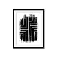 Picture of Simple Maze I _GroupedProduct_Rectangle_Portrait_Framed_Matted_