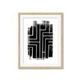 Picture of Simple Maze I _GroupedProduct_Rectangle_Portrait_Framed_Matted_