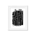 Picture of Simple Maze I _GroupedProduct_Rectangle_Portrait_Framed_Matted_