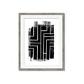Picture of Simple Maze I _GroupedProduct_Rectangle_Portrait_Framed_Matted_