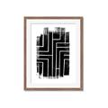 Picture of Simple Maze I _GroupedProduct_Rectangle_Portrait_Framed_Matted_