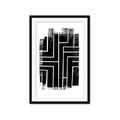 Picture of Simple Maze I _GroupedProduct_Rectangle_Portrait_Framed_Matted_