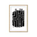 Picture of Simple Maze I _GroupedProduct_Rectangle_Portrait_Framed_Matted_