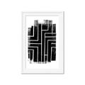 Picture of Simple Maze I _GroupedProduct_Rectangle_Portrait_Framed_Matted_