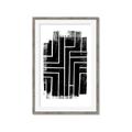 Picture of Simple Maze I _GroupedProduct_Rectangle_Portrait_Framed_Matted_
