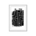 Picture of Simple Maze I _GroupedProduct_Rectangle_Portrait_Framed_Matted_