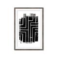 Picture of Simple Maze I _GroupedProduct_Rectangle_Portrait_Framed_Matted_