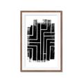 Picture of Simple Maze I _GroupedProduct_Rectangle_Portrait_Framed_Matted_