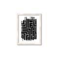 Picture of Simple Maze IV _GroupedProduct_Rectangle_Portrait_Framed_Matted_