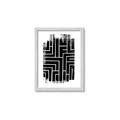 Picture of Simple Maze IV _GroupedProduct_Rectangle_Portrait_Framed_Matted_