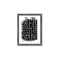 Picture of Simple Maze IV _GroupedProduct_Rectangle_Portrait_Framed_Matted_