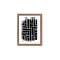 Picture of Simple Maze IV _GroupedProduct_Rectangle_Portrait_Framed_Matted_