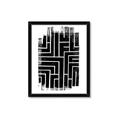 Picture of Simple Maze IV _GroupedProduct_Rectangle_Portrait_Framed_Matted_