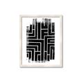 Picture of Simple Maze IV _GroupedProduct_Rectangle_Portrait_Framed_Matted_