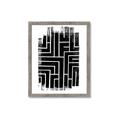 Picture of Simple Maze IV _GroupedProduct_Rectangle_Portrait_Framed_Matted_