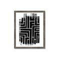 Picture of Simple Maze IV _GroupedProduct_Rectangle_Portrait_Framed_Matted_