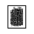 Picture of Simple Maze IV _GroupedProduct_Rectangle_Portrait_Framed_Matted_