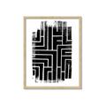 Picture of Simple Maze IV _GroupedProduct_Rectangle_Portrait_Framed_Matted_