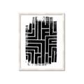 Picture of Simple Maze IV _GroupedProduct_Rectangle_Portrait_Framed_Matted_