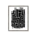 Picture of Simple Maze IV _GroupedProduct_Rectangle_Portrait_Framed_Matted_