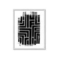 Picture of Simple Maze IV _GroupedProduct_Rectangle_Portrait_Framed_Matted_