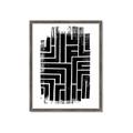 Picture of Simple Maze IV _GroupedProduct_Rectangle_Portrait_Framed_Matted_