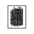 Picture of Simple Maze IV _GroupedProduct_Rectangle_Portrait_Framed_Matted_