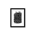 Picture of Simple Maze IV _GroupedProduct_Rectangle_Portrait_Framed_Matted_