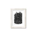 Picture of Simple Maze IV _GroupedProduct_Rectangle_Portrait_Framed_Matted_