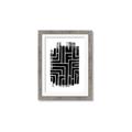 Picture of Simple Maze IV _GroupedProduct_Rectangle_Portrait_Framed_Matted_