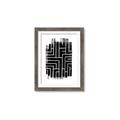 Picture of Simple Maze IV _GroupedProduct_Rectangle_Portrait_Framed_Matted_