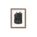 Picture of Simple Maze IV _GroupedProduct_Rectangle_Portrait_Framed_Matted_