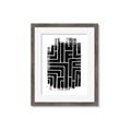 Picture of Simple Maze IV _GroupedProduct_Rectangle_Portrait_Framed_Matted_