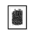 Picture of Simple Maze IV _GroupedProduct_Rectangle_Portrait_Framed_Matted_