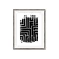 Picture of Simple Maze IV _GroupedProduct_Rectangle_Portrait_Framed_Matted_