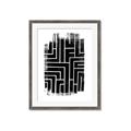 Picture of Simple Maze IV _GroupedProduct_Rectangle_Portrait_Framed_Matted_