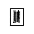Picture of Gold & Black Lines III _GroupedProduct_Rectangle_Portrait_Framed_Matted_