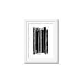 Picture of Gold & Black Lines III _GroupedProduct_Rectangle_Portrait_Framed_Matted_