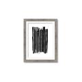 Picture of Gold & Black Lines III _GroupedProduct_Rectangle_Portrait_Framed_Matted_