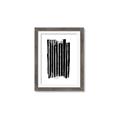 Picture of Gold & Black Lines III _GroupedProduct_Rectangle_Portrait_Framed_Matted_