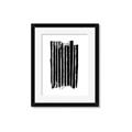 Picture of Gold & Black Lines III _GroupedProduct_Rectangle_Portrait_Framed_Matted_
