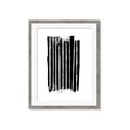 Picture of Gold & Black Lines III _GroupedProduct_Rectangle_Portrait_Framed_Matted_
