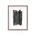 Picture of Gold & Black Lines III _GroupedProduct_Rectangle_Portrait_Framed_Matted_