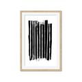 Picture of Gold & Black Lines III _GroupedProduct_Rectangle_Portrait_Framed_Matted_