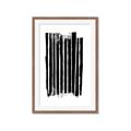 Picture of Gold & Black Lines III _GroupedProduct_Rectangle_Portrait_Framed_Matted_
