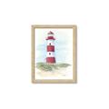 Picture of Red Lighthouse _GroupedProduct_Rectangle_Portrait_Framed_Matted_